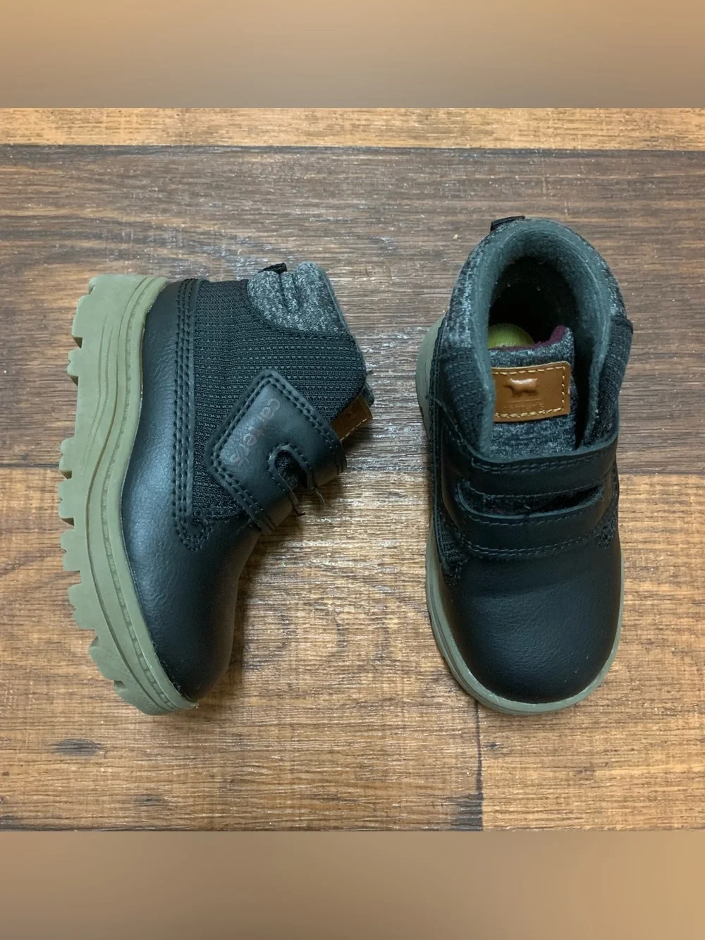 Carter's Black Kelso Toddler/Boy Ankle Boots Size 5